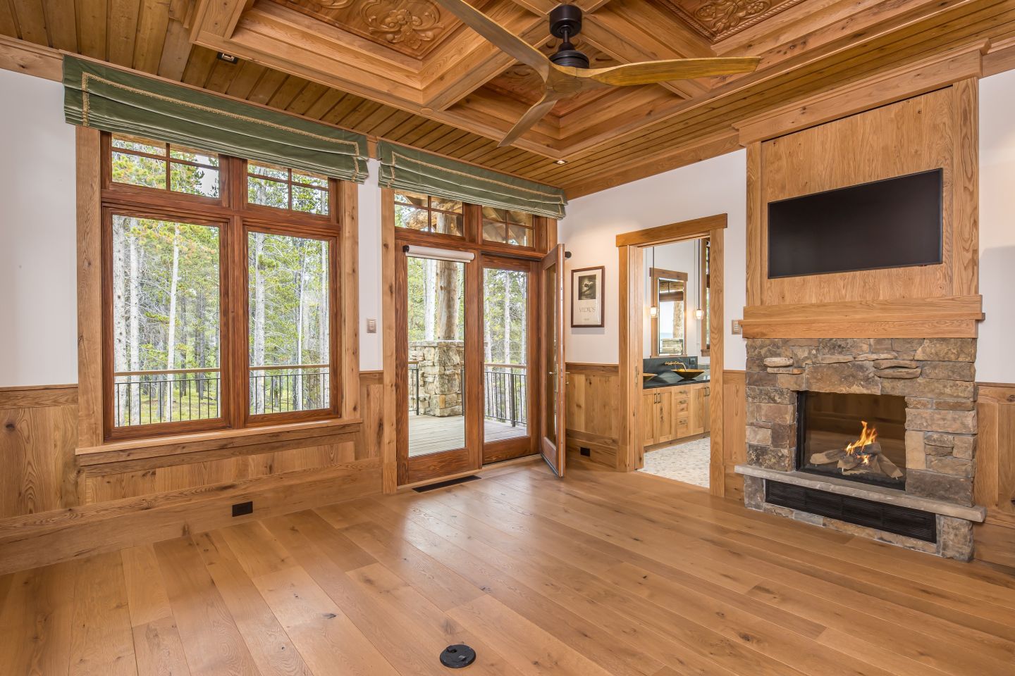 Master bedroom built-ins — Montana private residence